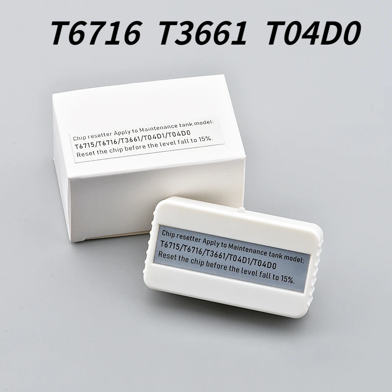 

Waste Ink Maintenance Tank Chip Resetter T04D1 EPMB1 T3661 T6716 PXMB8 For Epson L6168 L6198 L6170 L6178 L6190 L6191 L6171