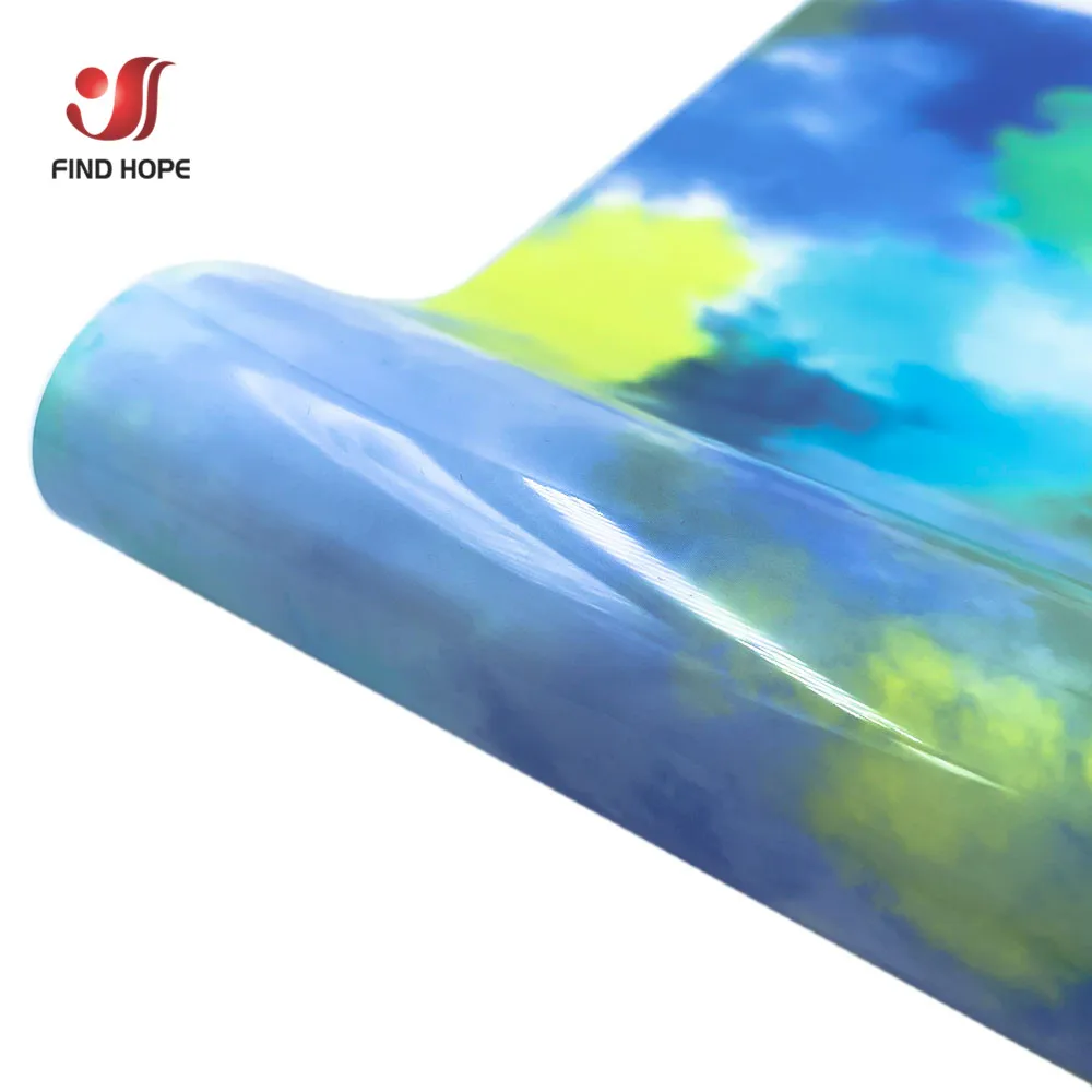 Camo Cloud Flower Pattern Heat Transfer Vinyl Film for DIY Textile and Bag Decoration