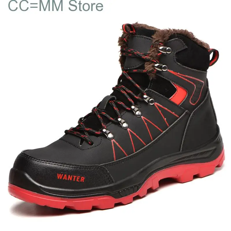 New High Top Work Safety Shoes for Steel Toe Cap Indestructible Working Quality Boots Anti-smash Anti-puncture Outdoor Sneakers