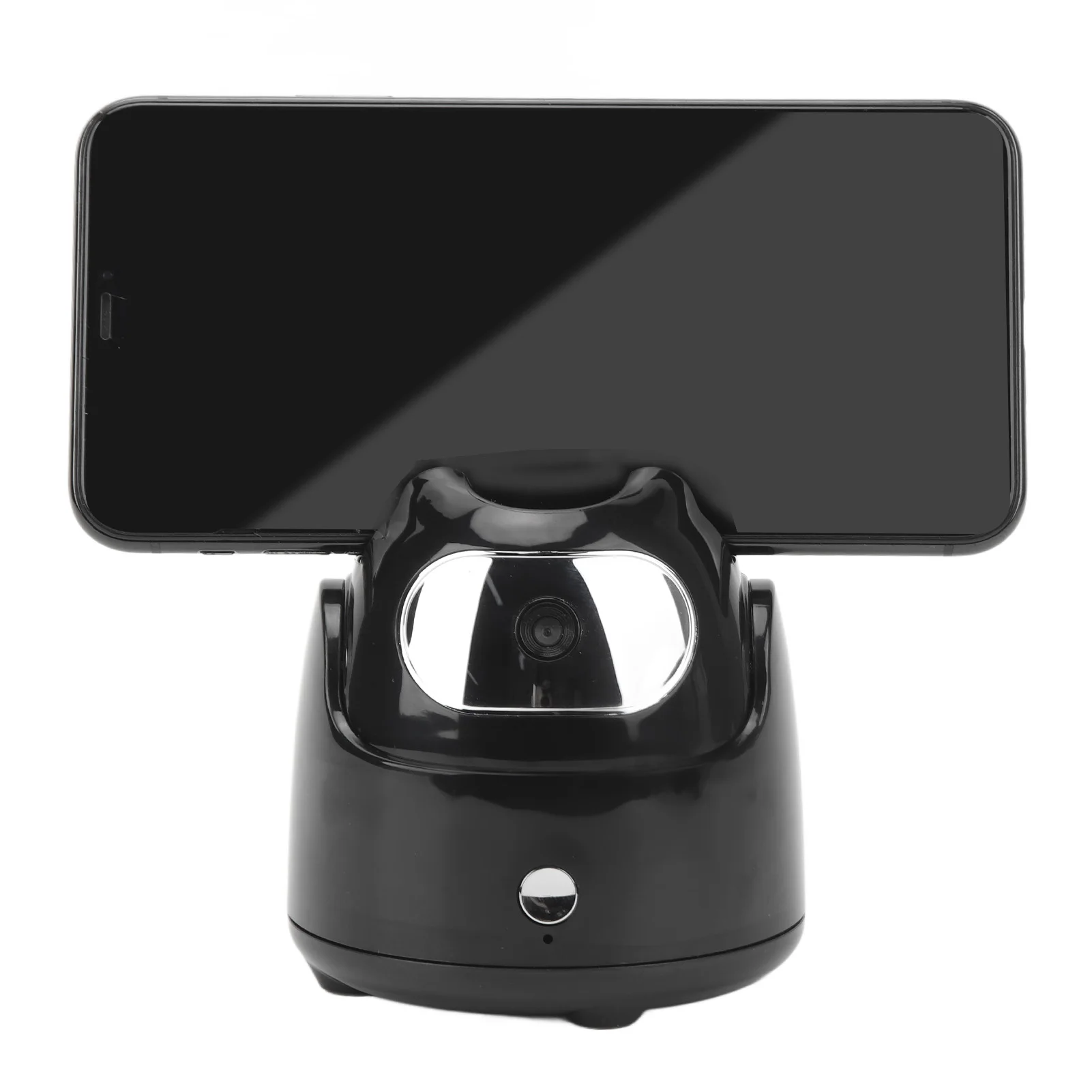 Face Tracking Phone Holder 1/4 Screw Port Dual Auto Face Tracking Stabilizer Type C Charging 360 Degree Rotation for Home