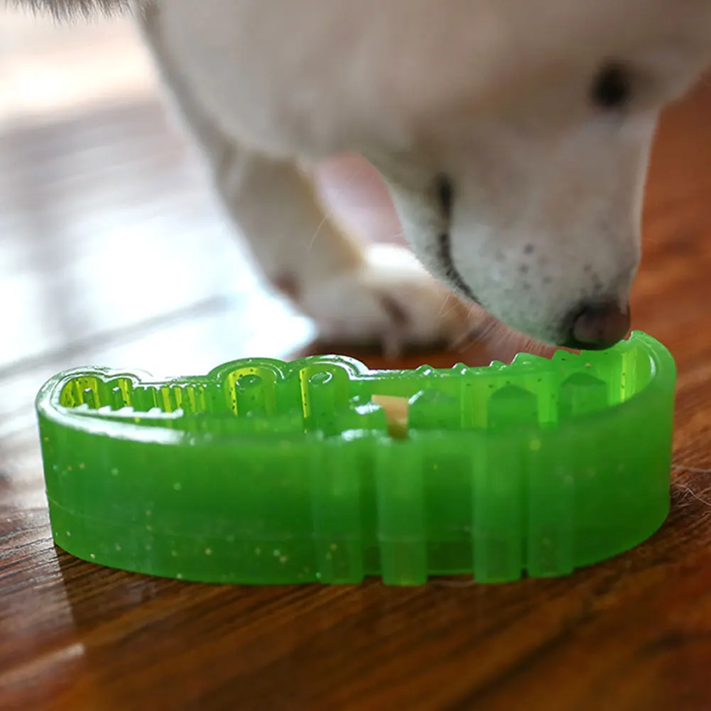 Interactive Dog Slow Feeder Puzzle Toy Alligator