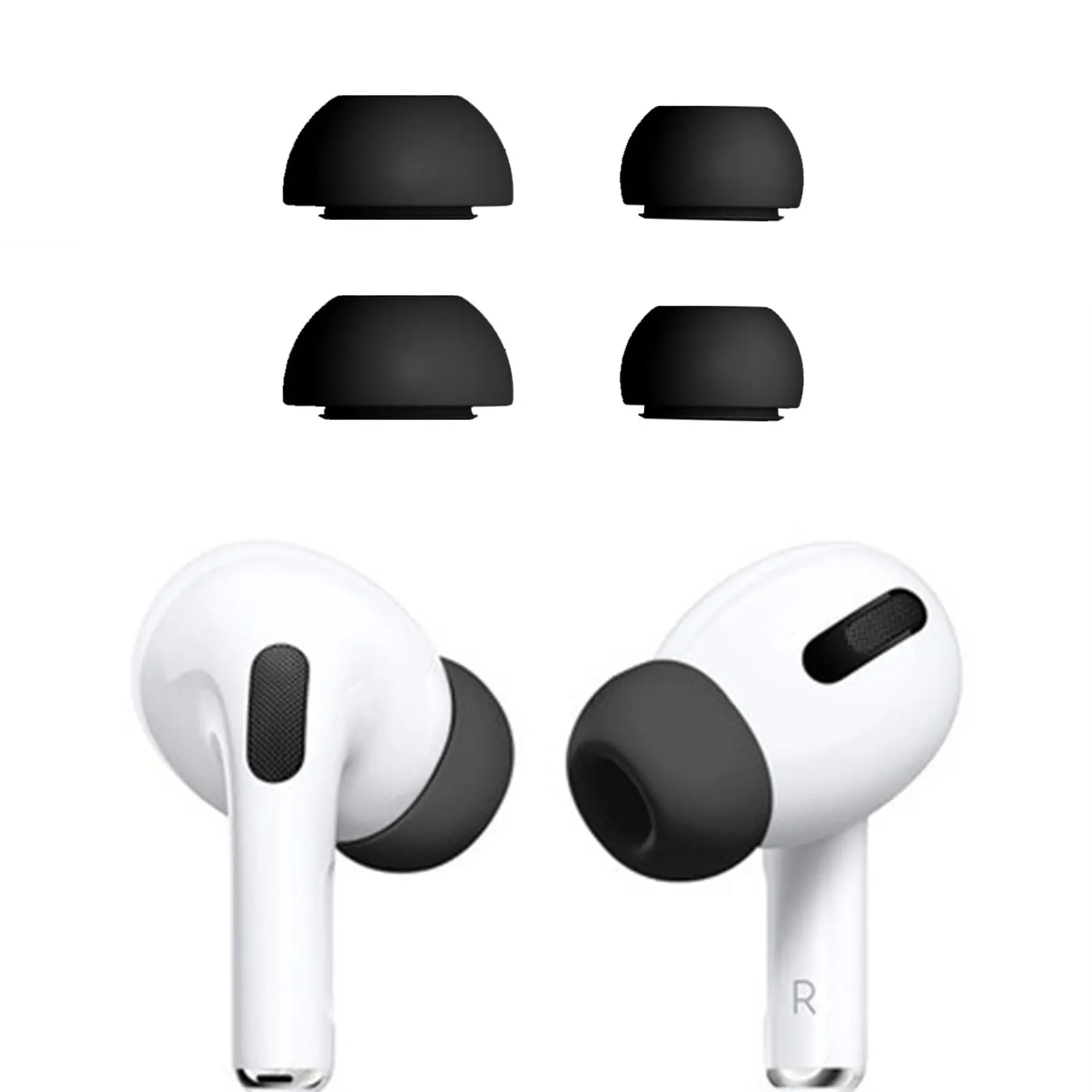 

Сменные силиконовые насадки для наушников Air-Pods Pro, 3 пары
