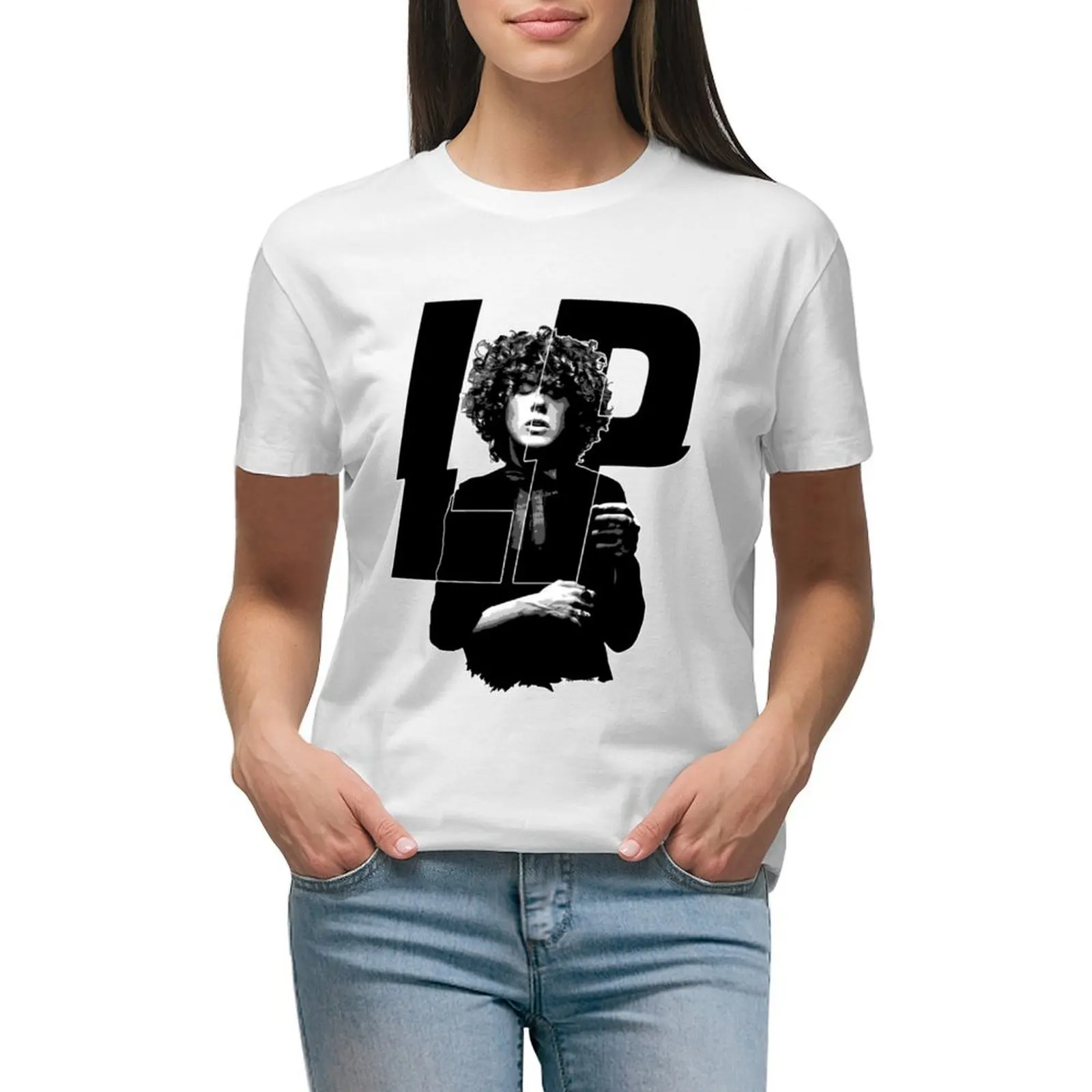 

Laura Pergolizzi T-shirt kawaii clothes cute tops lady clothes black t shirts for Women