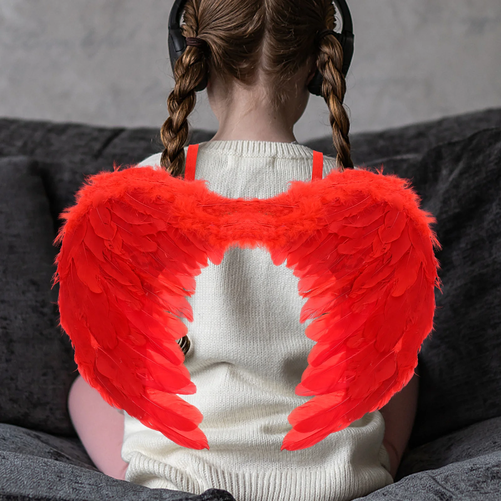 

Feathers Angel Wing Christmas Halloween Fancy Dress Kids Cosplay Party Prop Party Decoration Accessories