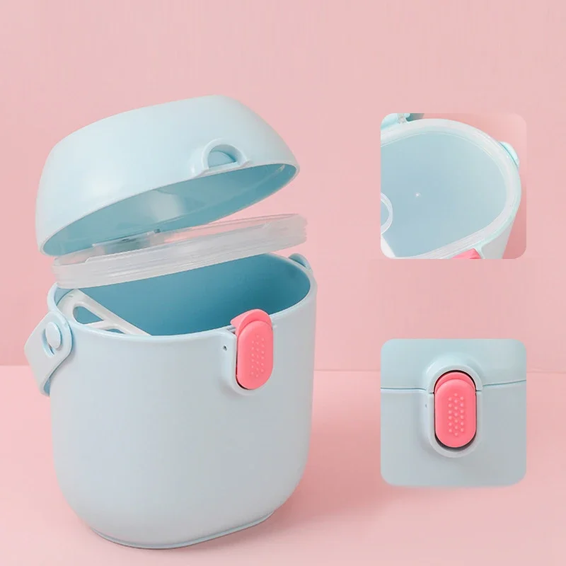 Portable Baby Food Storage Box Essential Cereal Cartoon Infant Milk Powder Box Fruit Snacks Feeding Food Storage Container storage jar,milk powder storage box,fruit puree box
