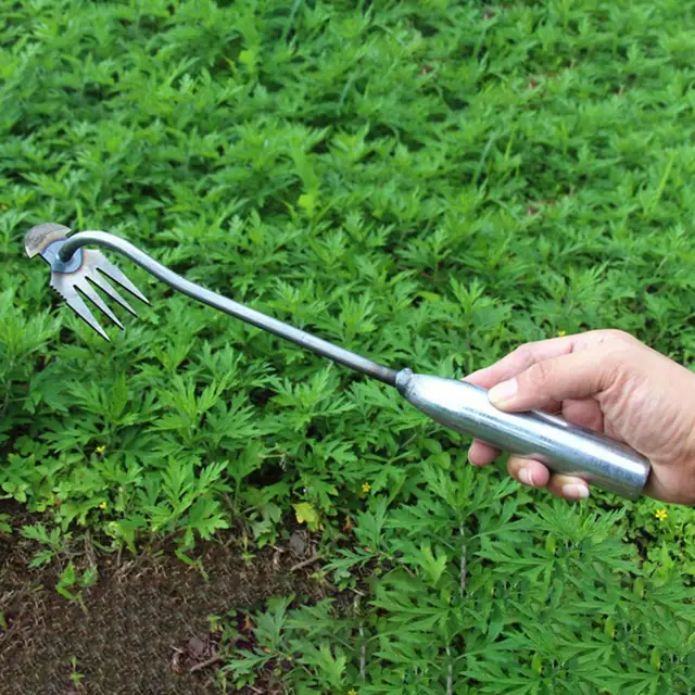 Gyomhúzó Újrahasznosítható Kényelmes, Erős, Könnyű Művelet Kopásálló Húzó Vas Füves Gyökér Eltávolító Kertész Szerszám Otthoni Ellátás - Image 4