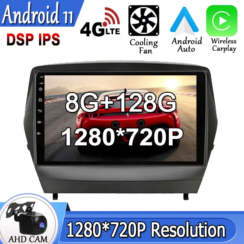 Android 11 For Hyundai Tucson 2 LM IX35 2009 - 2015 Car Radio Player Navigation Multimedia Wireless Carplay BT GPS No DVD |