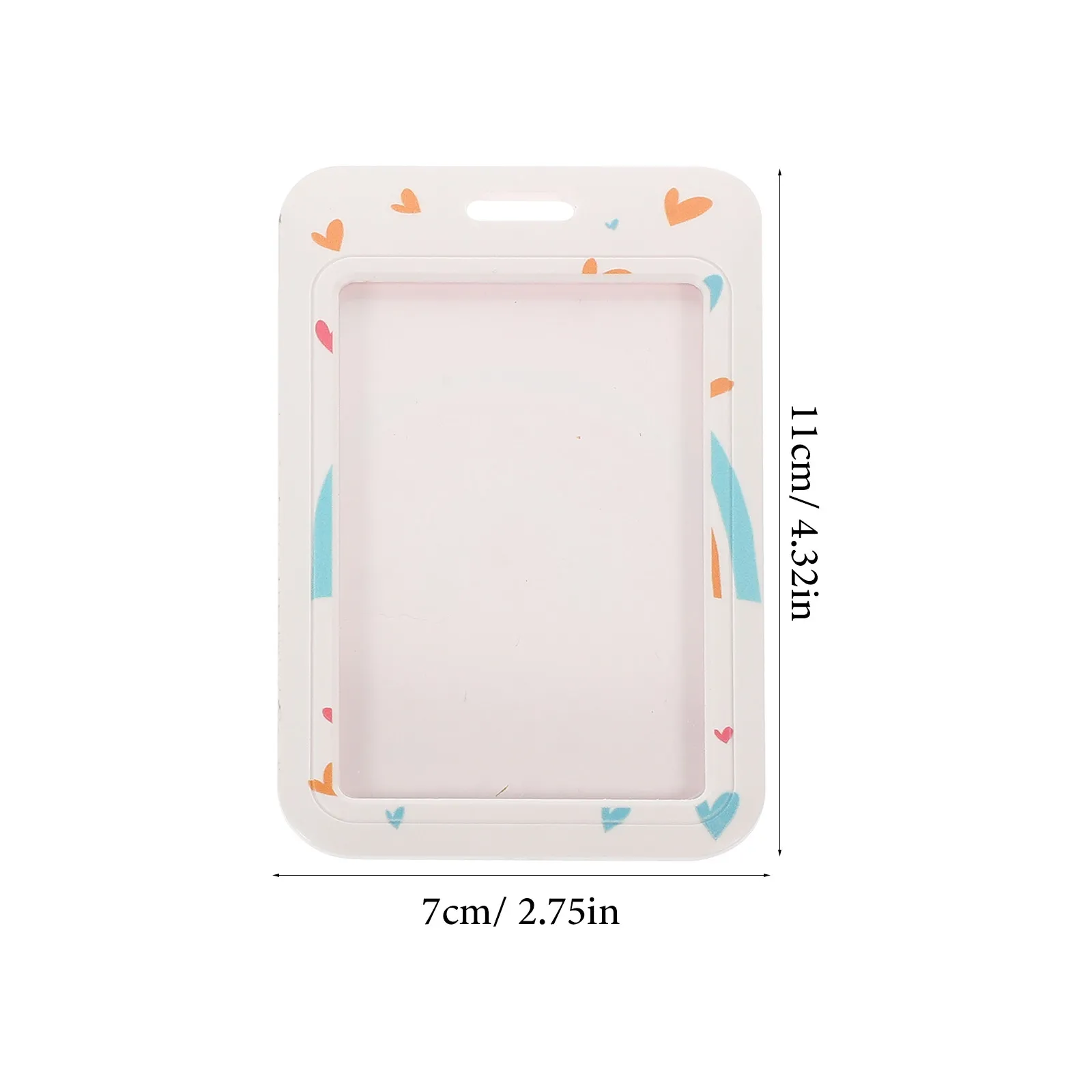 1 세트 ID 카드 홀더 슬리브 아연 합금 실리콘 투명 전면 창 재사용 가능한 수직 배지 보호대 작업 카드 간호사 ID