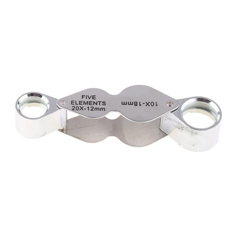 Jewelers Loupe with Twin Lens, 10x 20x Magnifier for Gems Stones, Jewelry  Magnifying Glass