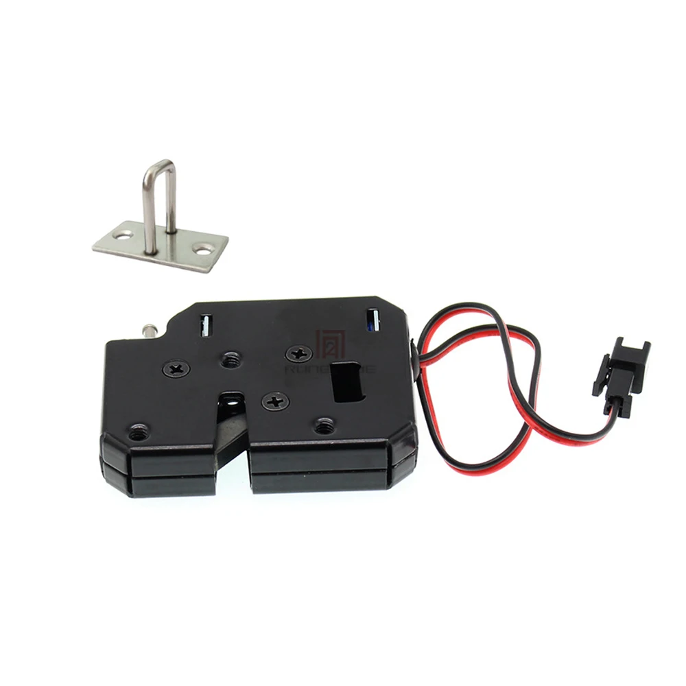 DC 12V Mini Electromagnetic Solenoid Lock Push Pull Type For Electirc Door Lock 6.6x4.3cm / 2.6x1.7in