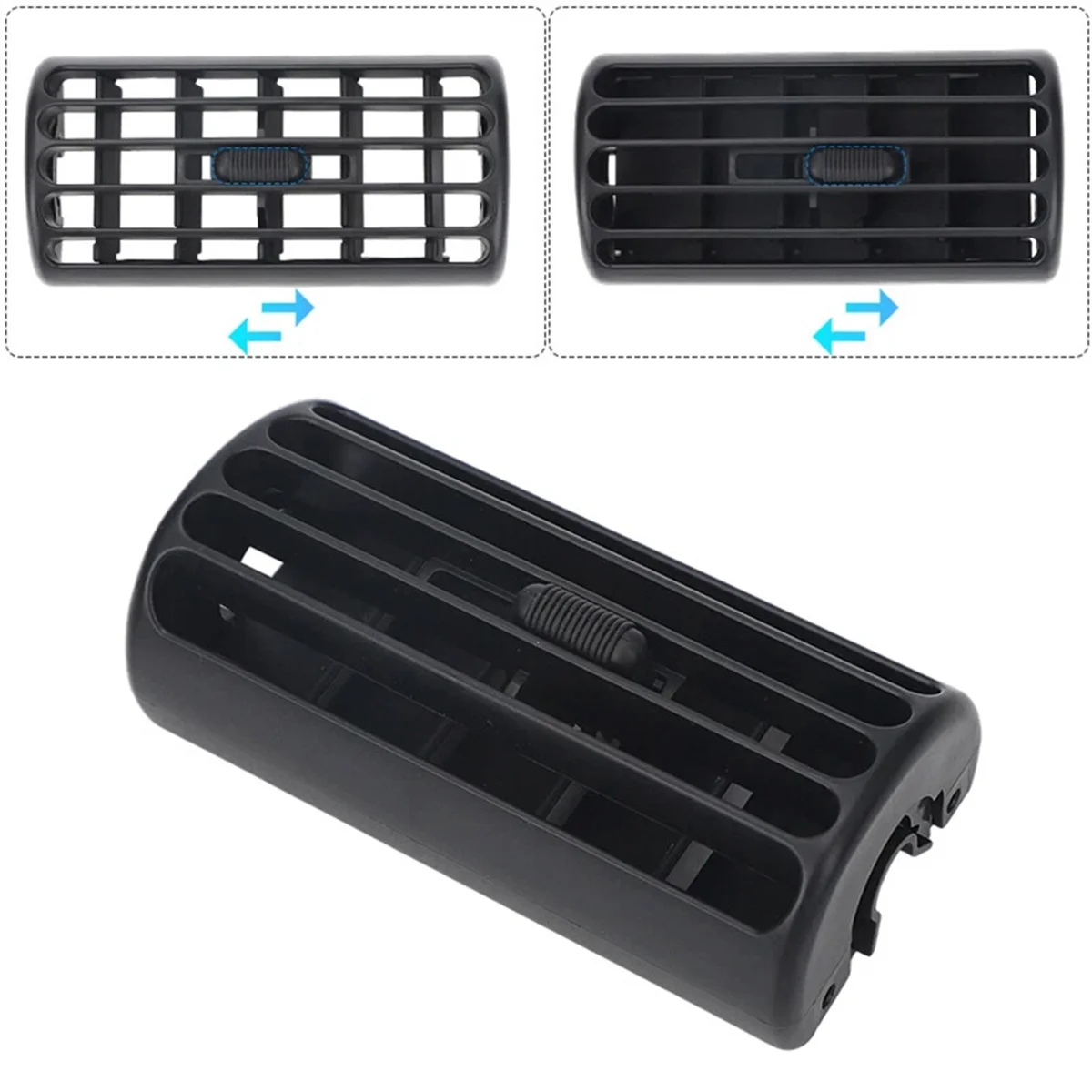 A02Q-2pcs 대시 보드 중간 에어컨 콘센트 그릴 5FS10LAZAB Jeep Cherokee XJ 1997-2001 AC 에어 벤트 노즐 그릴
