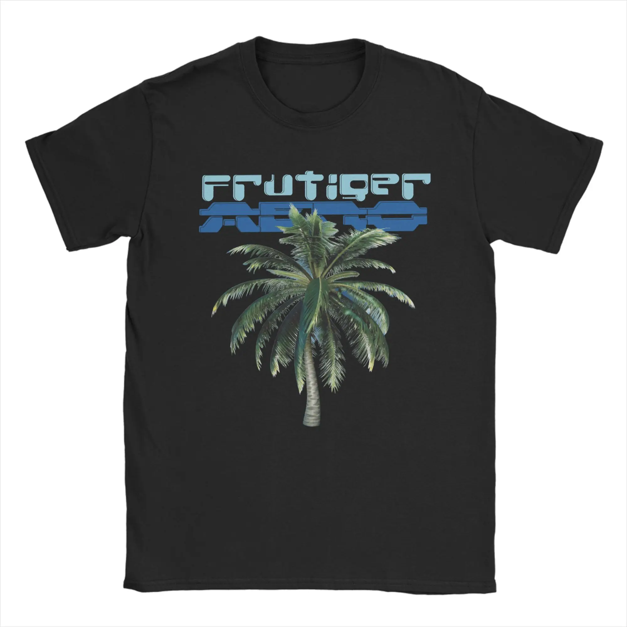 Frutiger Aero Men's Fashion Collection: Comfy & Stylish 100% Cotton Crew Neck Short Sleeve T-Shirt