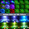 U'King 80W Bee's Eye Disco Party Light LED 6IN1 Effect Strobe Stage Light DMX Control&Sound Activated For DJ Bar Christmas Party 2