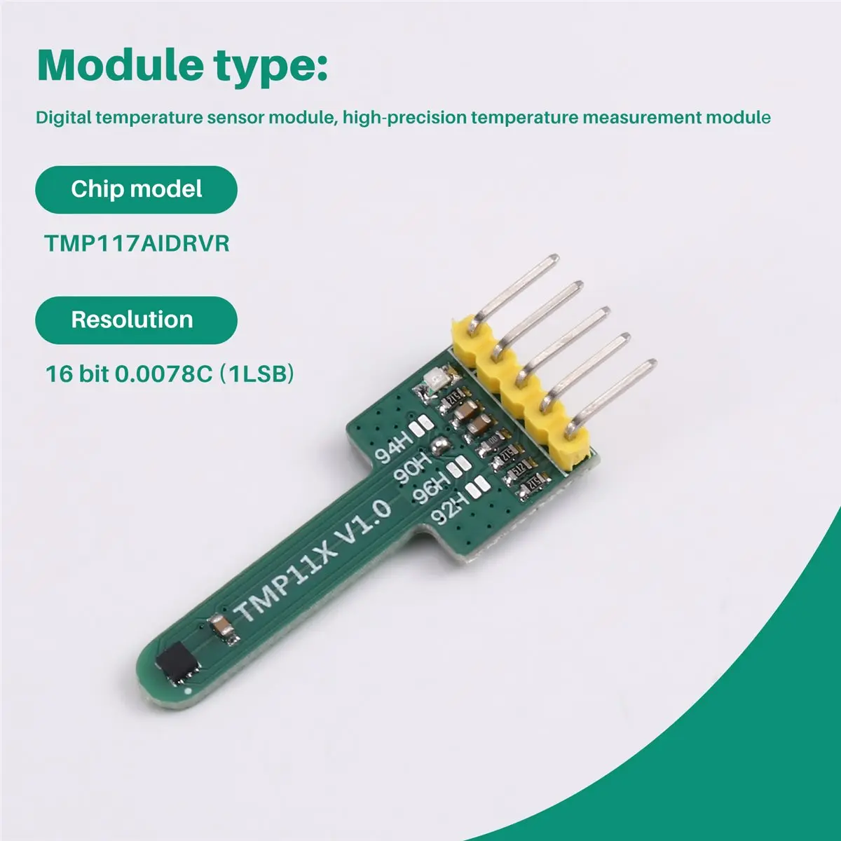 A10R TMP117 디지털 온도 센서 모듈 TMP117A 고정밀 온도 측정 모듈