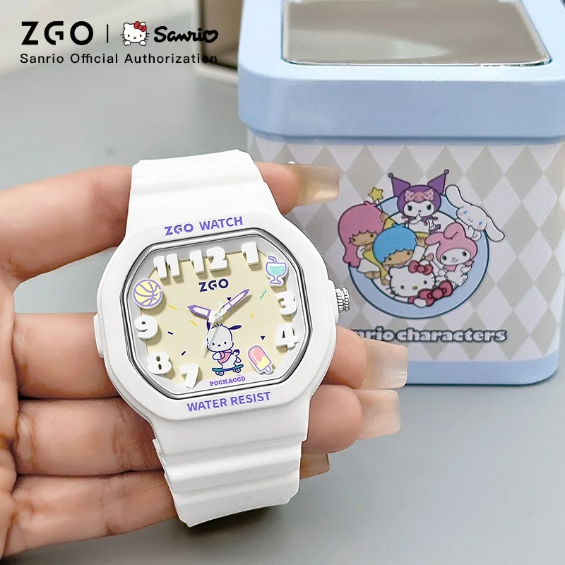 ZGO サンリオ ポチャッコ クォーツ時計 女性用 - ファッション漫画