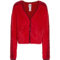 Veste cardigan en tricot peluche à la mode pour femme Adidas Clover authentique KT3171 5