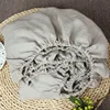 1PC 100% Washed Linen Fitted Sheet Natural France Flax Bed Sheet Breatherable Ultra Soft Farmhouse Bedding Sheet 3