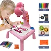 Kids Led Projector Drawing Table Toy Art Drawing Board Painting Set Portable Educational Learning Tools Painting Toys Gifts 5