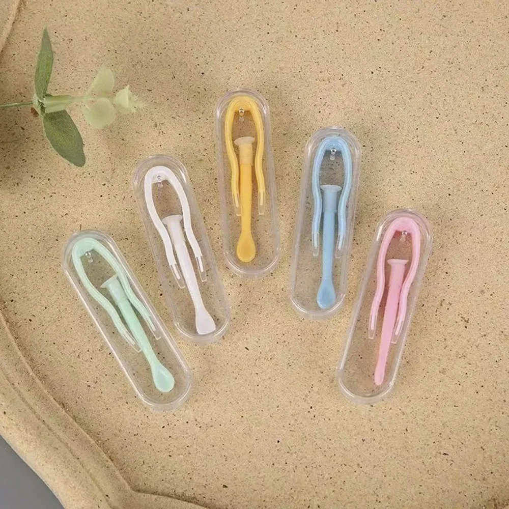 1 Set Color Contact Lens Wearing Tool Kit Portable Remover Contact Lens Inserter Color Tweezers Suction Stick Clip ping contact lenses tools