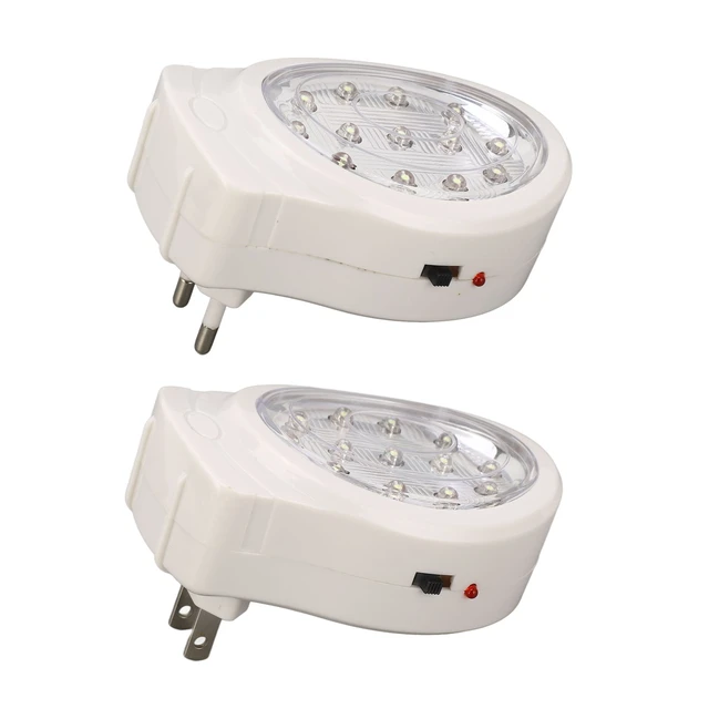 LED Emergency Light 2W Cold White 2 Gear Energy Saving