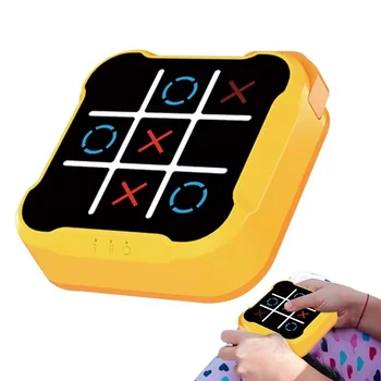 Tic-Tac-Toe Board Board Giochi elettronici multifunzionali Puzzle Montessori Gioco da tavolo Scacchi Set di scacchi portatile per adulti Bambini