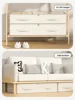 1PC Fabric perspective bed bottom storage bag, clothing storage bag, suitable for storing empty space under the bed at home 4