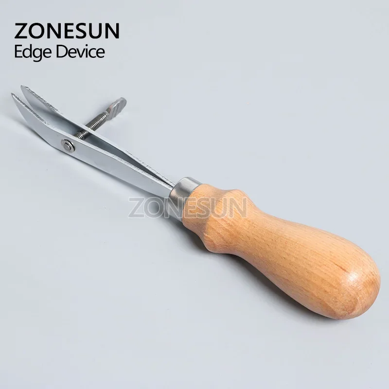 ZONESUN Adjustable / Creaser Edge Crafts Leather DIY Handcrafted Work Tool Edge Line Press Spacing Margin