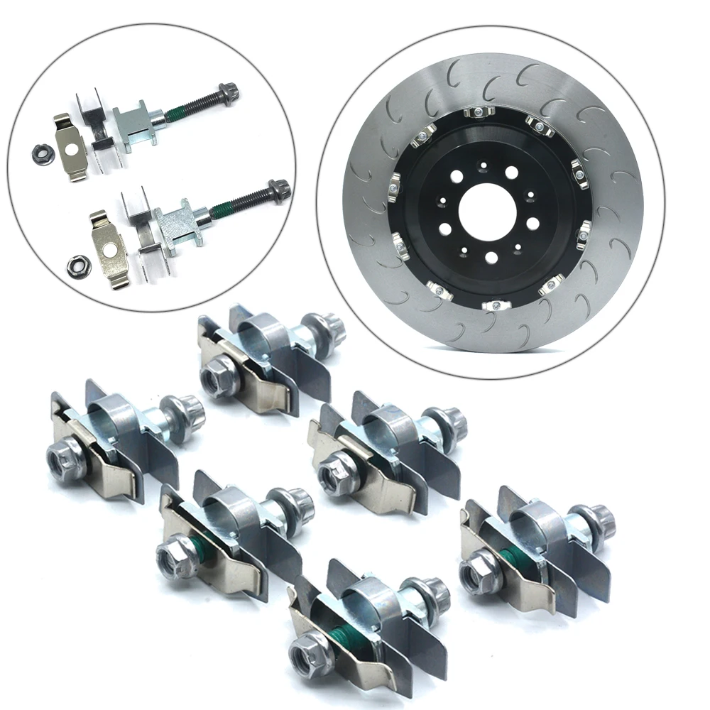 Jada Auto Accessories 20 Pieces Floating Bolts 1 Set Designer Car Brake Caliper Brake Disc