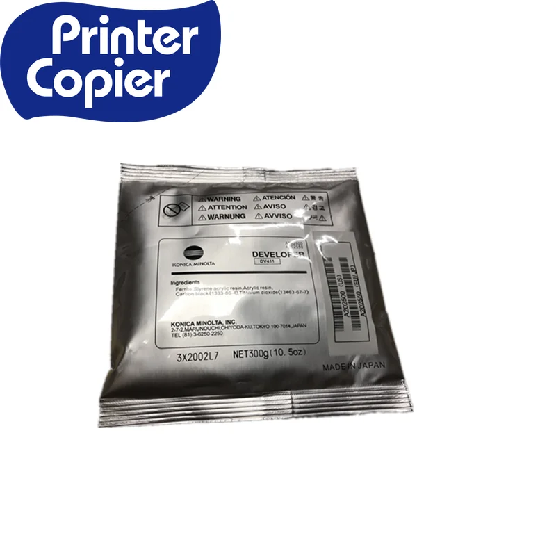 

1PC 300G Copier Spare Parts Developer powder DV411 for Konica Minolta Bizhub 223 283 363 423 7828 BH223 BH283 BH363 BH423 BH7828