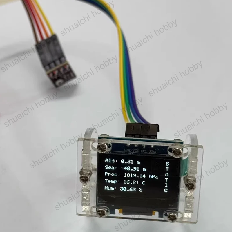 Interface de données en temps réel de l'altimètre baromètre intelligent pour fusée RC sur smartphone