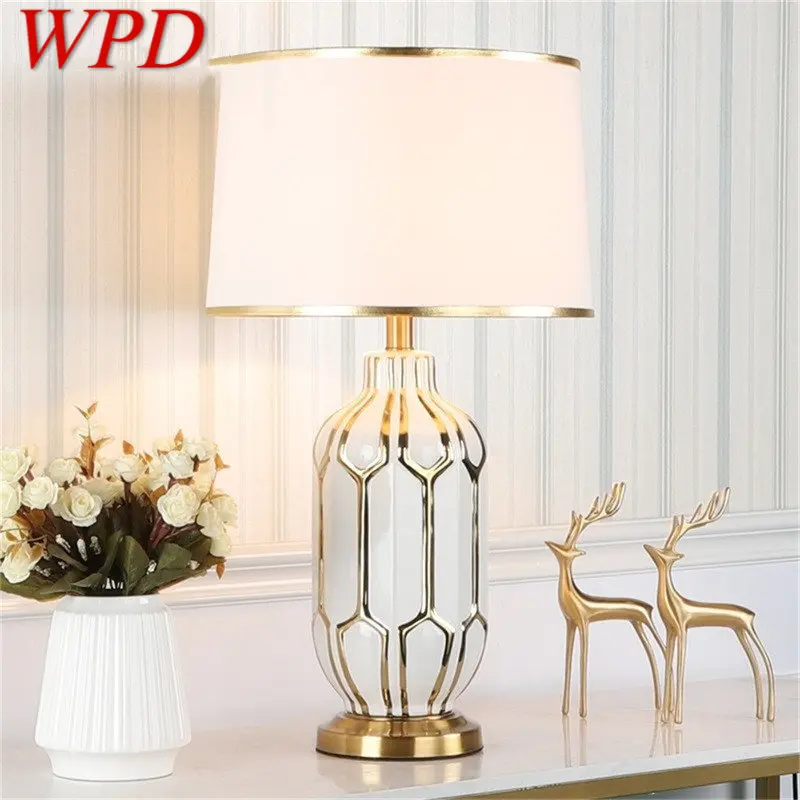 

WPD Ceramic Table Lamps Desk Luxury Modern Contemporary Fabric for Foyer Living Room Office Creative Bed Room Hotel