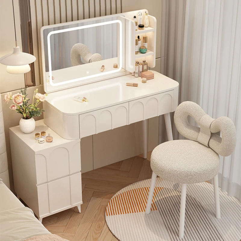 

Home Furniture Dresser Cheap Room Nordic Dressers Bedroom Storage Cabinet Desk Mirror Items Set Dressebord Salon Bedside