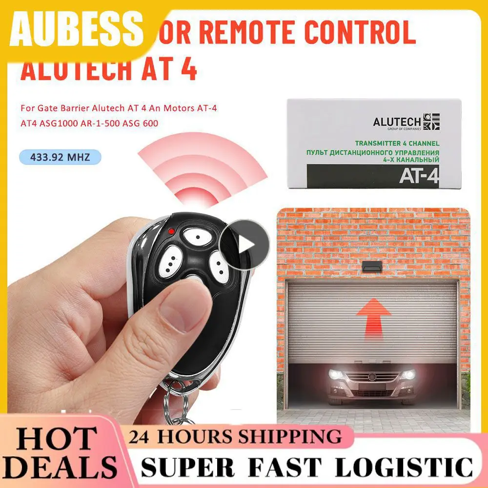 

Пульт дистанционного управления 433 МГц Смарт ворота гаража двери брелок для Alutech AT-4 AN-Motors AT-4 ASG1000 AR-1-500 ASL500 ASG600