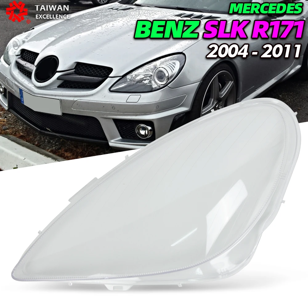 Scheinwerferabdeckung Für Mercedes Benz CLK W209 2003-2009 - 2x Transparente Linsenabdeckungen