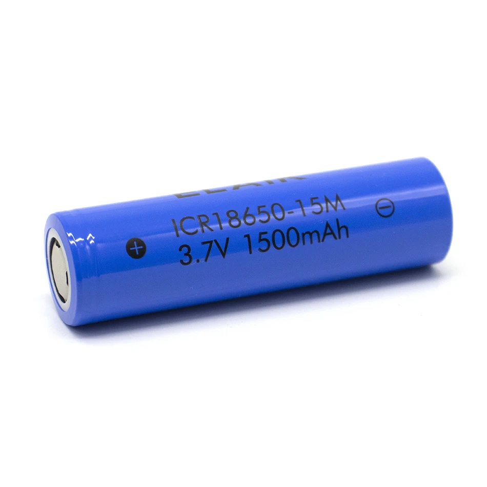 ICR18650 3.7V 1500mAh energy storage rechargeable lithium battery