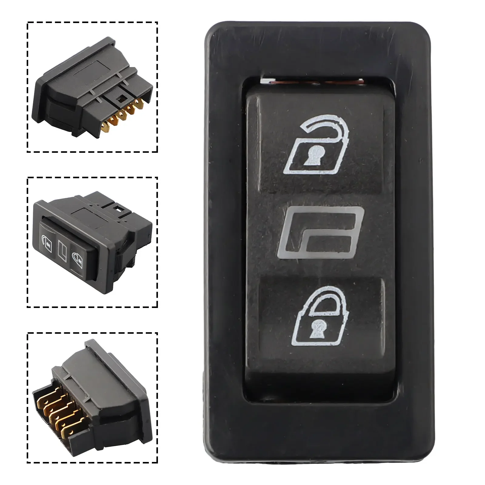 

DPDT DC 12V 20A Universal Auto Car Power Window Switch 5 Pins Black Auto Car Power Window Lifting Switch