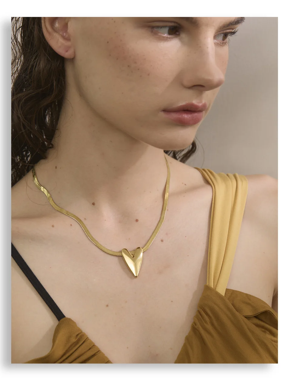 Yhpup Heart Love Necklace Pendant