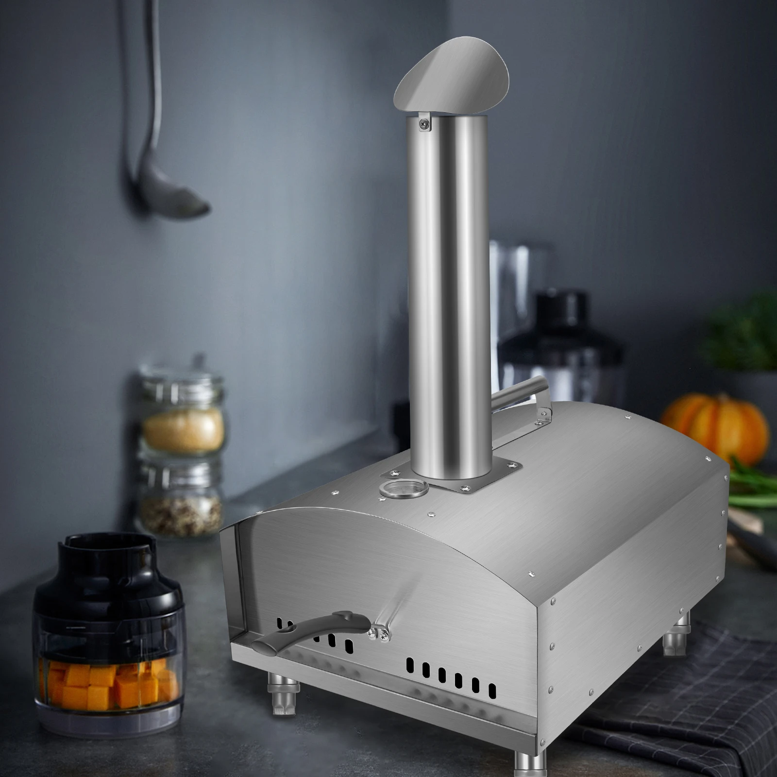 Outdoor pizza oven Stainless Steel Portable pizza oven 30.48 cm pizza