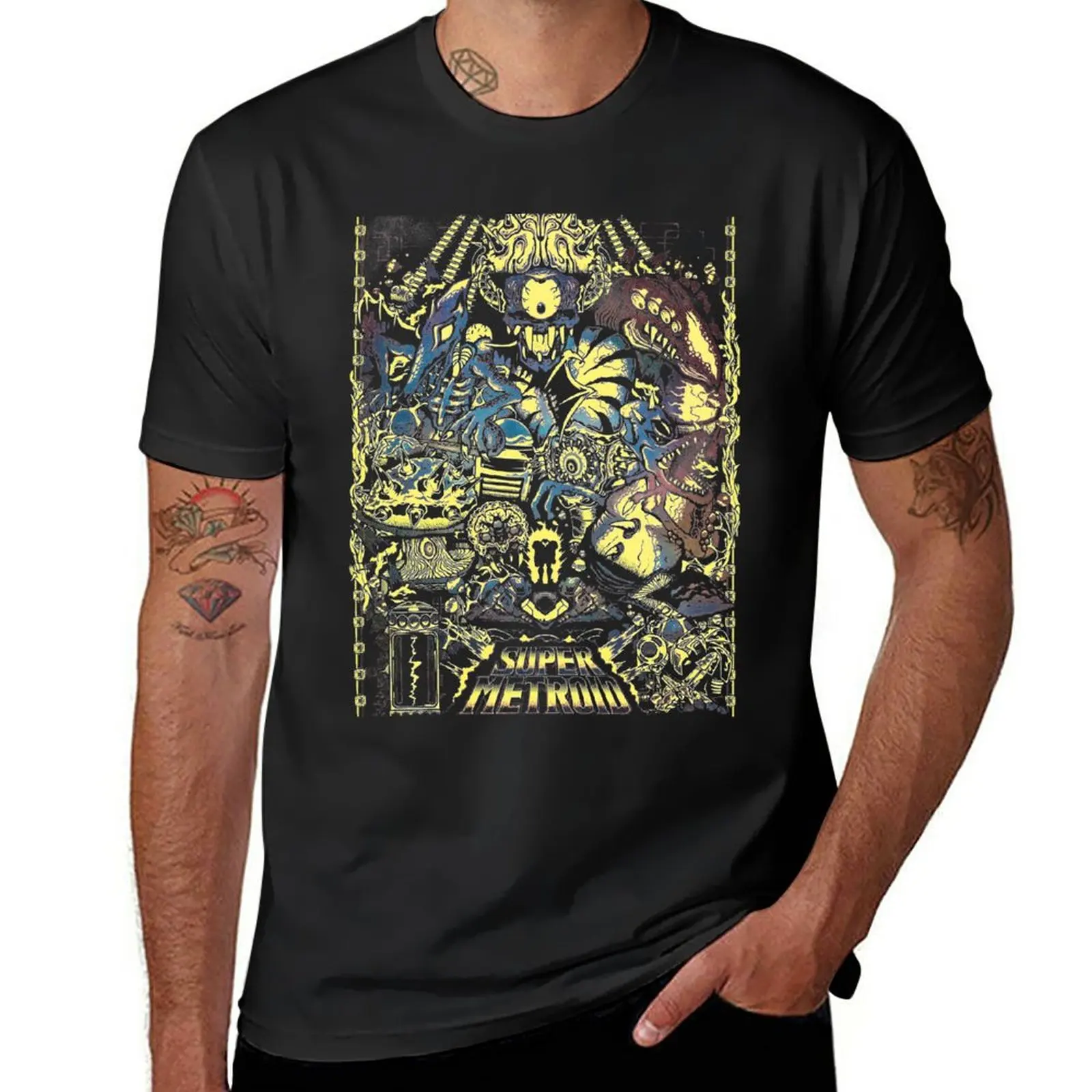 T-Shirt Super Metroid Legacy - Type C Abbigliamento Estivo Maglietta Da Uomo Vintage