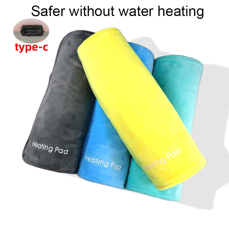 Heating pillow heating lumbar pillow lumbar pillow USB hand warmer  therapeutic pad warming pad warm back warm stomach USB Type C - AliExpress