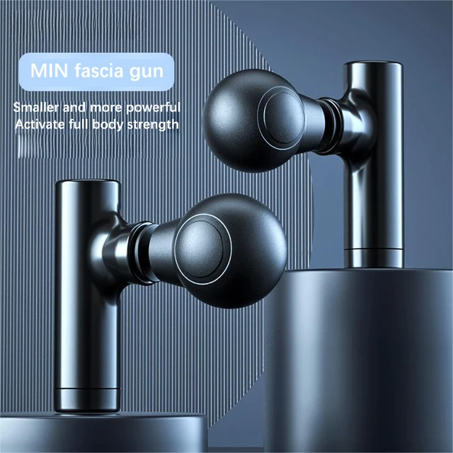 Portable Massage Gun Deep Tissue Muscle Electric Massager Pain Relief For Body Neck Back Relaxation Fitness Slimming