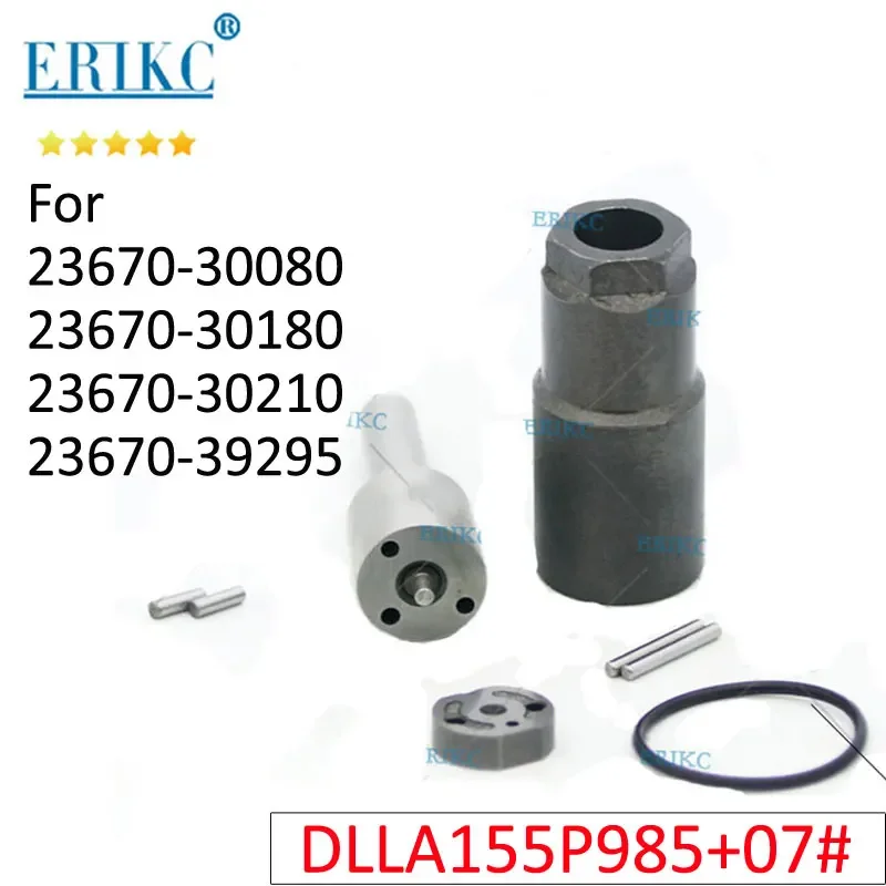 

23670-30080 23670-30180 Fuel Injector Rebuild Kit Nozzle DLLA155P985 Valve Orifice Plate 07# For TOYOTA 23670-30210 23670-39295