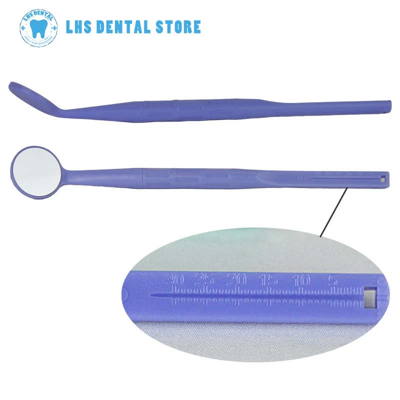 

5PCS Dental Mouth Mirror Plastic Dentist Mirror Multifunction Reflector Oral Mirrors Dentistry Tool