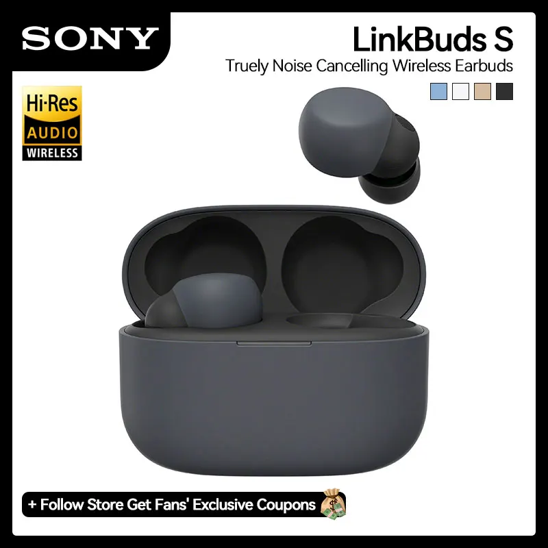 Sony LinkBuds S - Auriculares inalámbricos con cancelación de