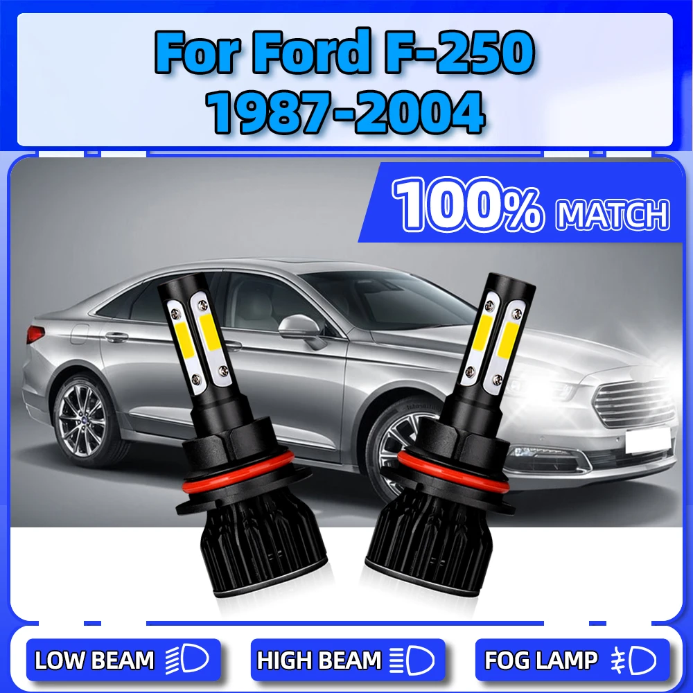 

CSP Chips LED Headlight Bulbs 20000LM 120W Canbus Car Head Lamps For Ford F-250 1987-1997 1998 1999 2000 2001 2002 2003 2004