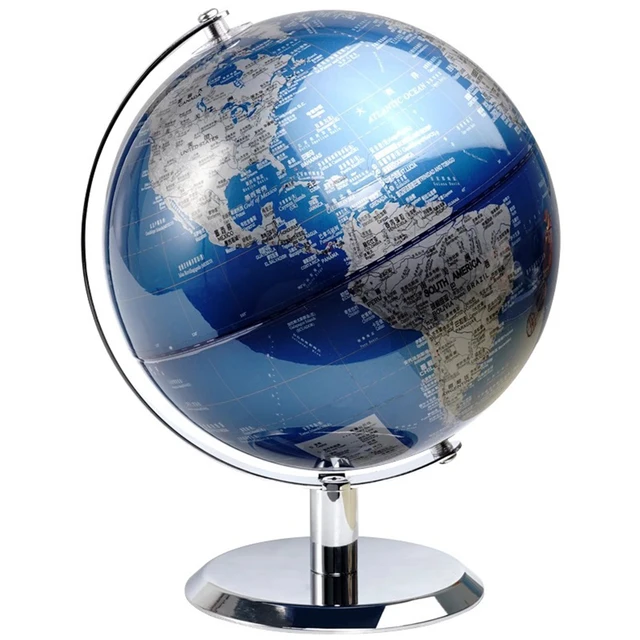Desktop Decor Globe Geography Kids Education Creative Home Decor Accessories Retro World Globe Modern Learning World Map Globe 1