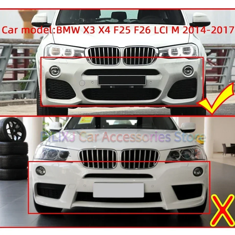 Auto Parts Headlight Washer Cover Cap for BMW X3 X4 F25 F26 LCI M-Sport 2014-car headlight washer nozzle cover
