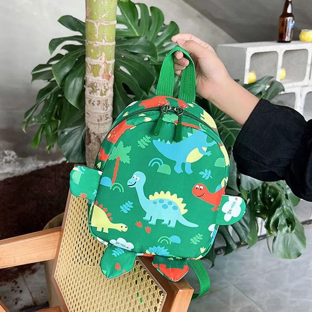 Nylon Cartoon Dinosaur Backpack for Kids