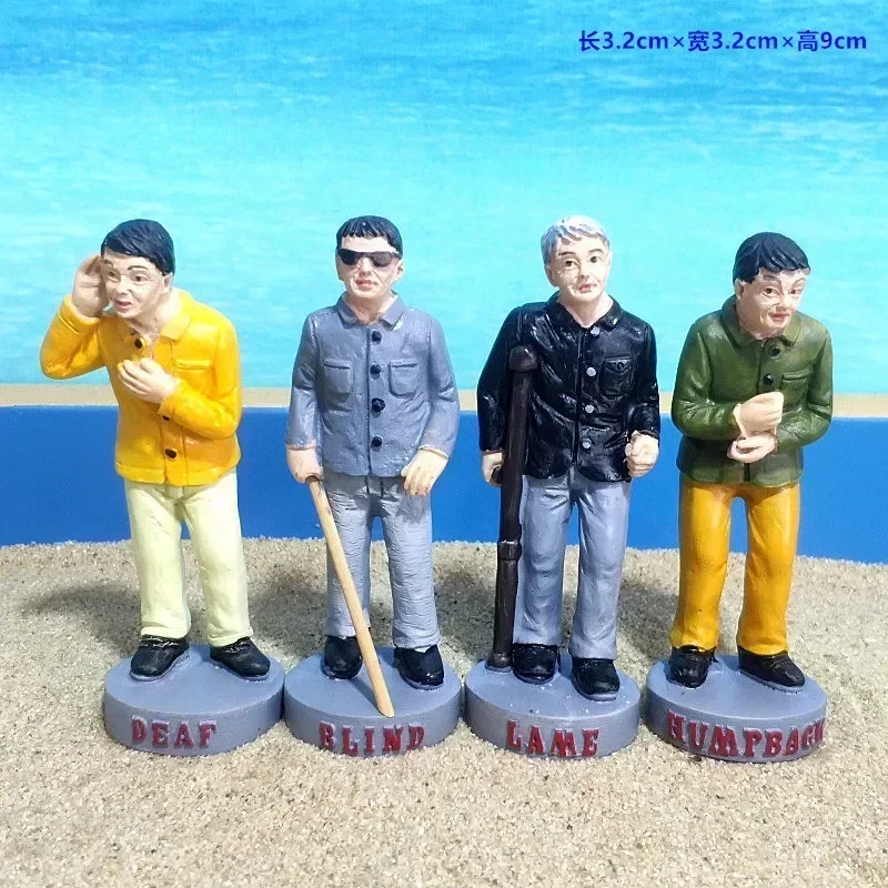 Professional Miniature Figurines Set – Doctor, Nurse, Astronaut, and Worker Desk Decor