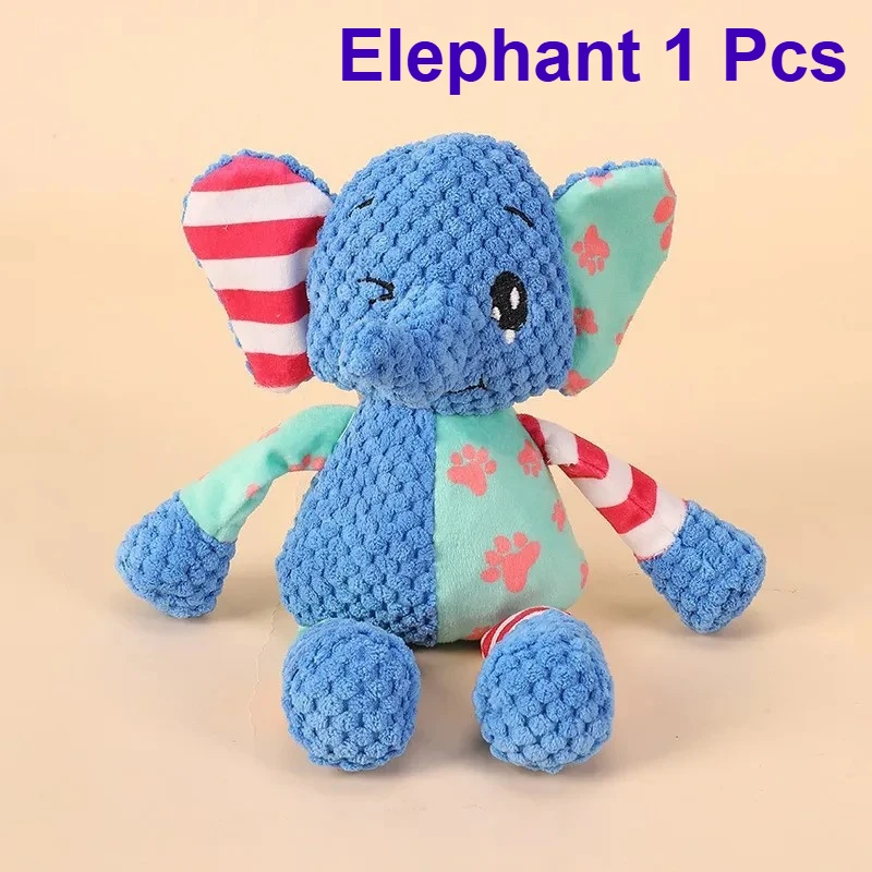Plush Bite-Resistant Dog Toy for Teeth Grinding and Entertainment